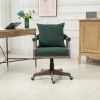 COOLMORE Computer Chair Office Chair Adjustable Swivel Chair Fabric Seat Home Study Chair