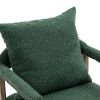 COOLMORE Computer Chair Office Chair Adjustable Swivel Chair Fabric Seat Home Study Chair