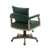 COOLMORE Computer Chair Office Chair Adjustable Swivel Chair Fabric Seat Home Study Chair