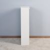 Wooden Shoe Cabinet for Entryway, White Shoe Storage Cabinet with 3 Flip Doors 20.94x9.45x43.11 inch