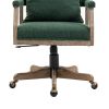 COOLMORE Computer Chair Office Chair Adjustable Swivel Chair Fabric Seat Home Study Chair