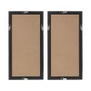 Natural Capiz with Gold Foil 2-piece Shadowbox Wall Decor Set
