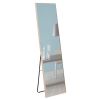 The3rd generation packaging upgrade includes a light oak solid wood frame full length mirror, dressing mirror, bedroom entrance, decorative mirror, cl