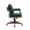 COOLMORE Computer Chair Office Chair Adjustable Swivel Chair Fabric Seat Home Study Chair