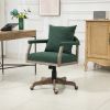 COOLMORE Computer Chair Office Chair Adjustable Swivel Chair Fabric Seat Home Study Chair