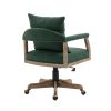 COOLMORE Computer Chair Office Chair Adjustable Swivel Chair Fabric Seat Home Study Chair