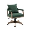 COOLMORE Computer Chair Office Chair Adjustable Swivel Chair Fabric Seat Home Study Chair