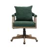COOLMORE Computer Chair Office Chair Adjustable Swivel Chair Fabric Seat Home Study Chair