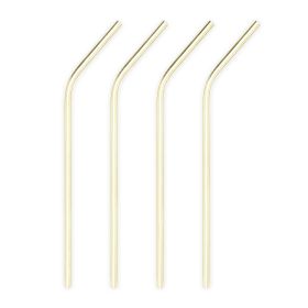 Gold Cocktail Straws by Viski