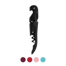 Truetap: Double-Hinged Corkscrew in Matte Black with Black