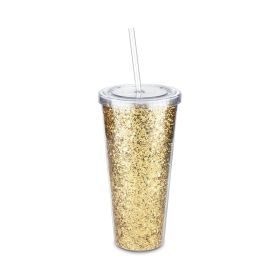 Glam Double Walled Glitter Tumbler by Blush