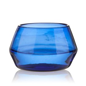 Recycled Tequila Copita Glass in Cobalt Viski