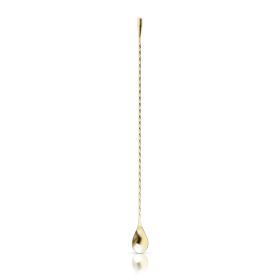 40cm Gold Weighted Barspoon by Viski