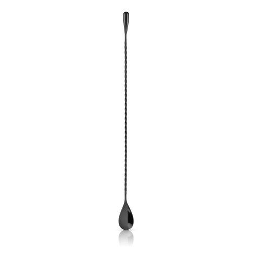 40cm Gunmetal Weighted Barspoon by Viski