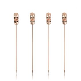 Set of 4 Tiki Cocktail Picks by Viski