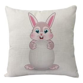 Pillow Cover Linen Digital Printing Cushion (Option: Ym13 25-45x45cm)