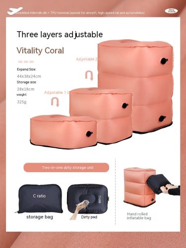 Portable Travel Pillow Sleeping On The Stomach