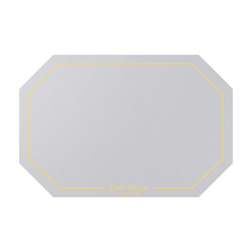 Octagonal Leather Placemat Waterproof Household Table Mat Heat Proof Mat Placemat